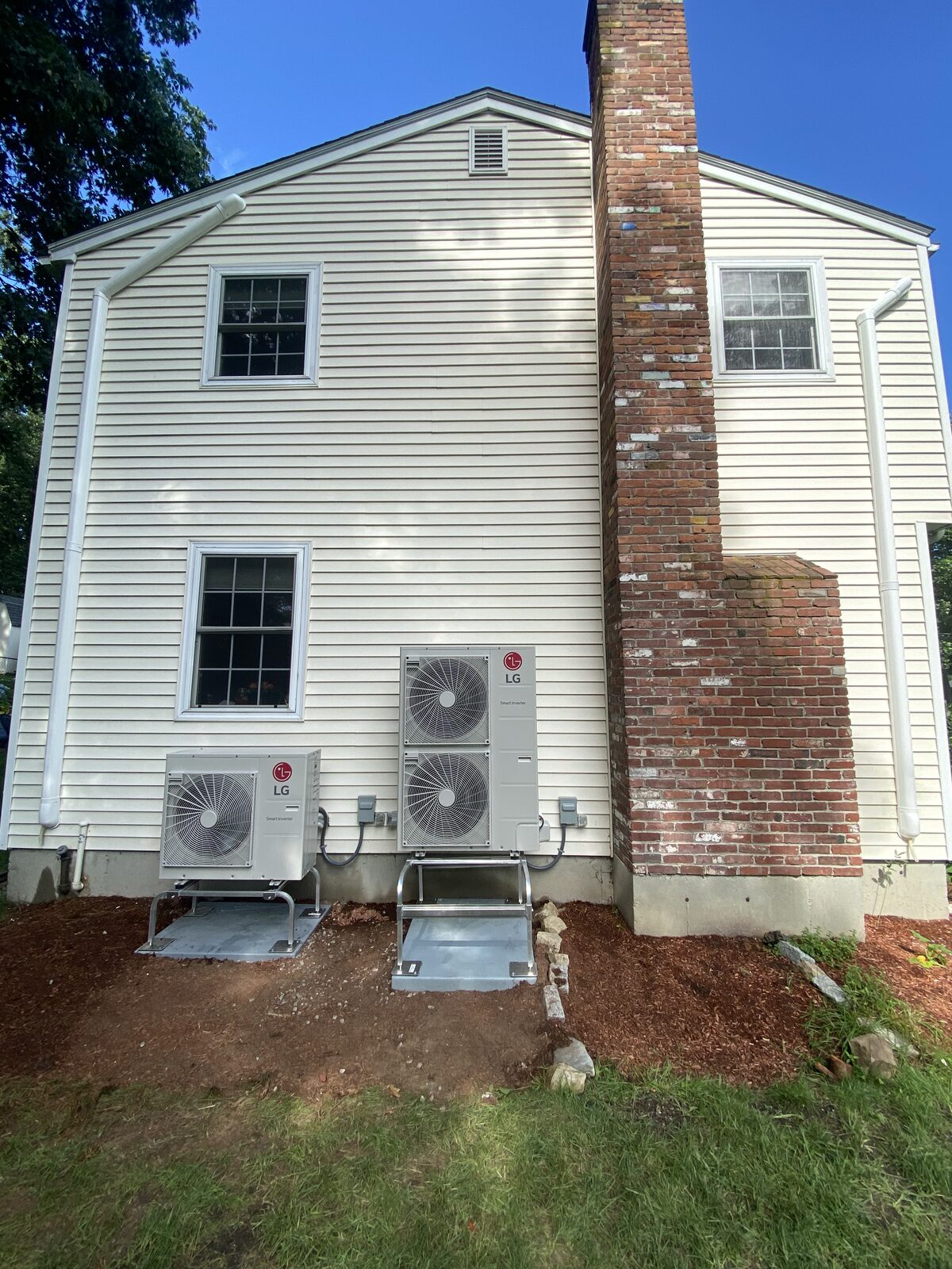 Dual LG Heat Pump Install